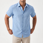 Ventium  - Casual Short Sleeve Button-Front Shirt Casual Daytime Wear