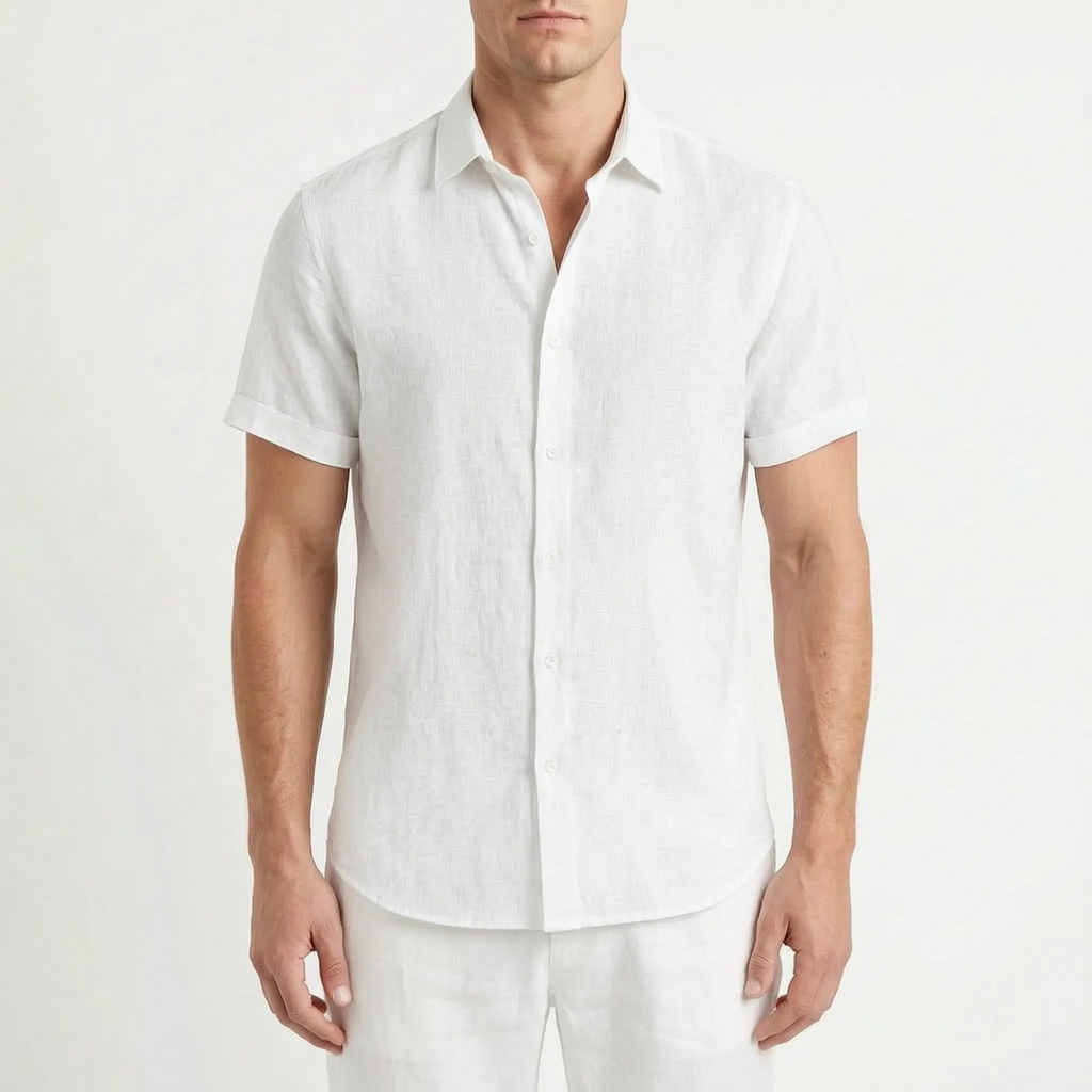 Ventium  - Casual Short Sleeve Button-Front Shirt Casual Daytime Wear