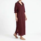 Veralis  - Relaxed Lapel Collar Ladies Shirt Dress Casual Daytime Outings