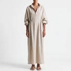 Veralis  - Relaxed Lapel Collar Ladies Shirt Dress Casual Daytime Outings