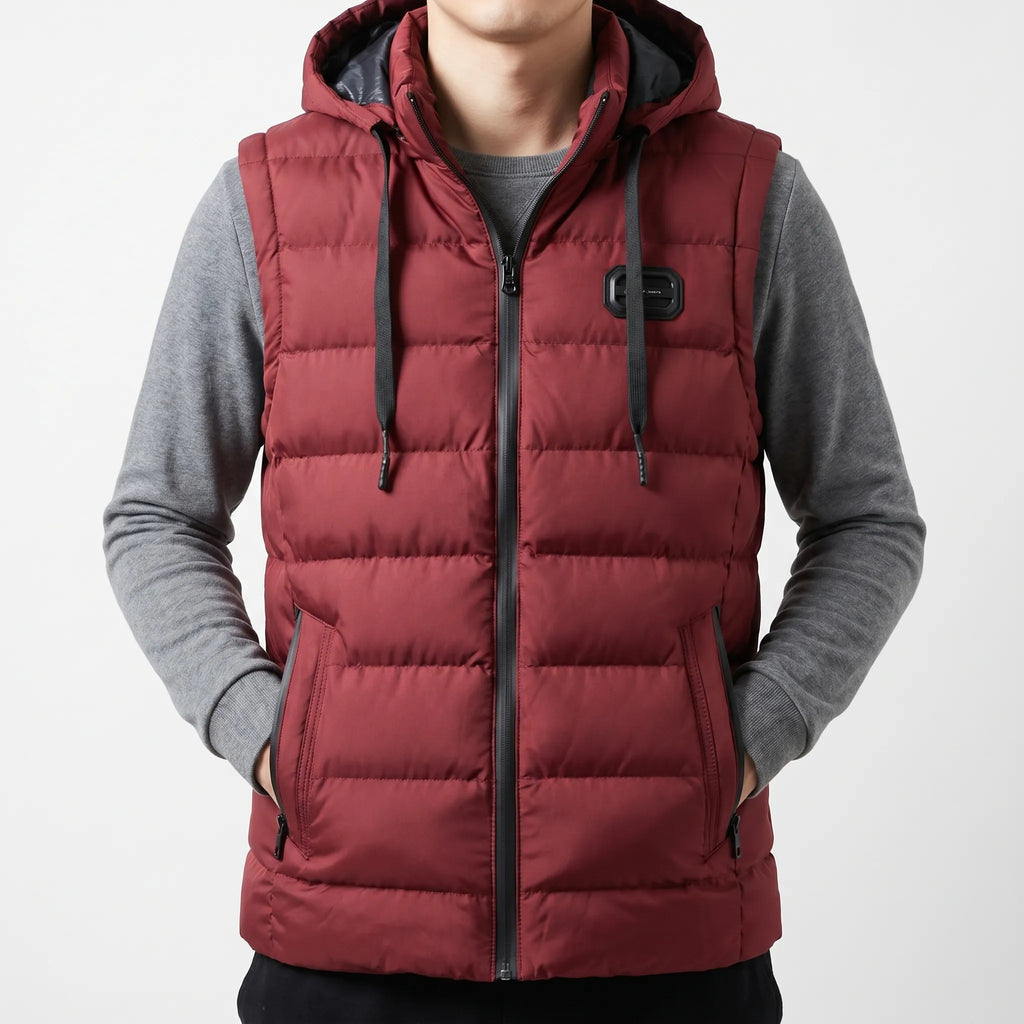 Vestera  - Hooded Quilted Gilet Outdoor Walks