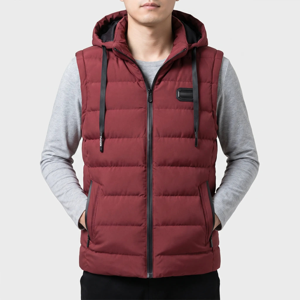 Vestera  - Hooded Quilted Gilet Outdoor Walks