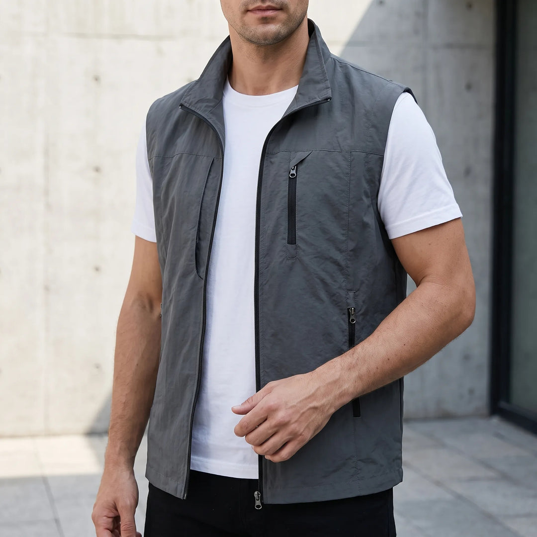 Vestify  - Lightweight Zip-Front Utility Gilet Everyday Casual Layering