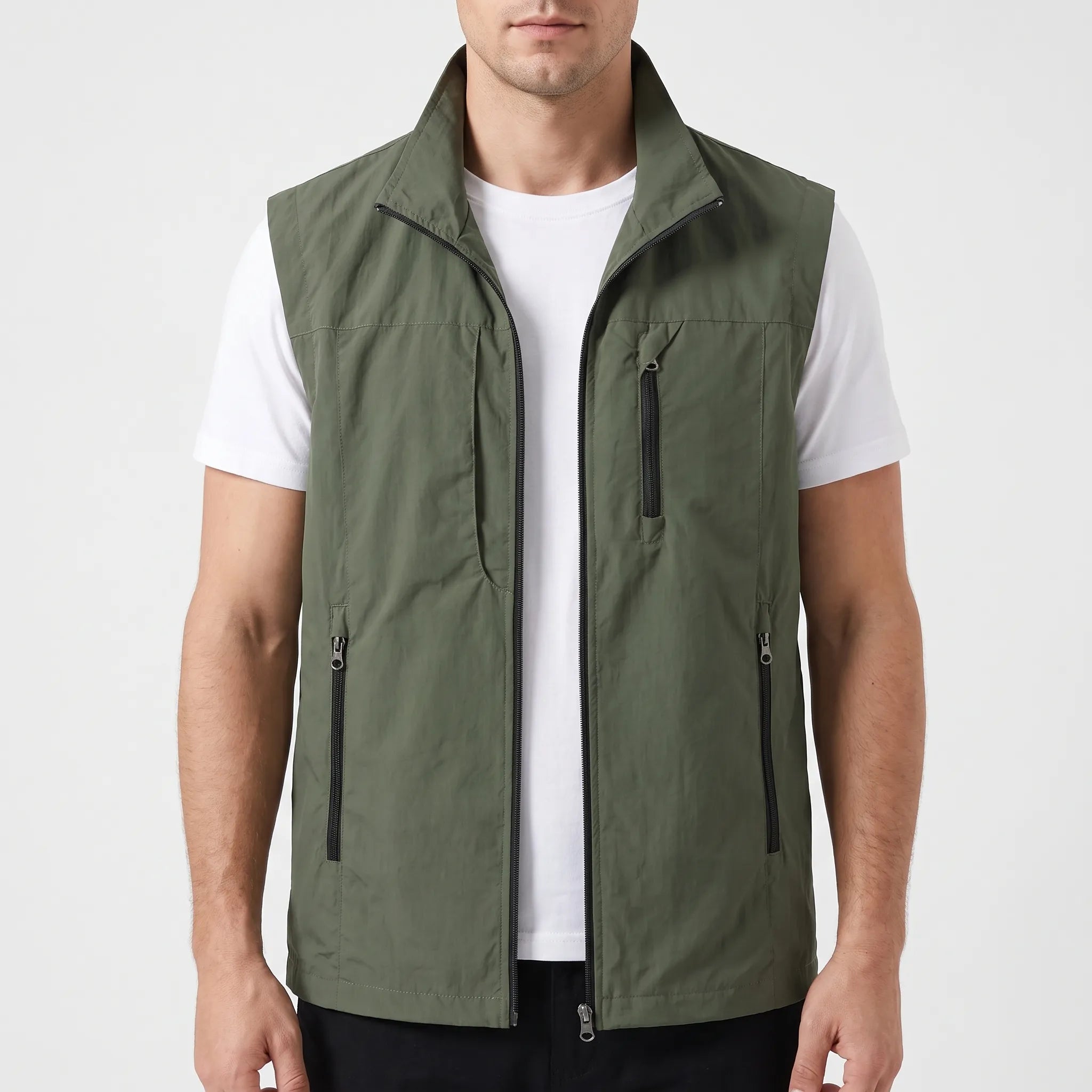 Vestify  - Lightweight Zip-Front Utility Gilet Everyday Casual Layering