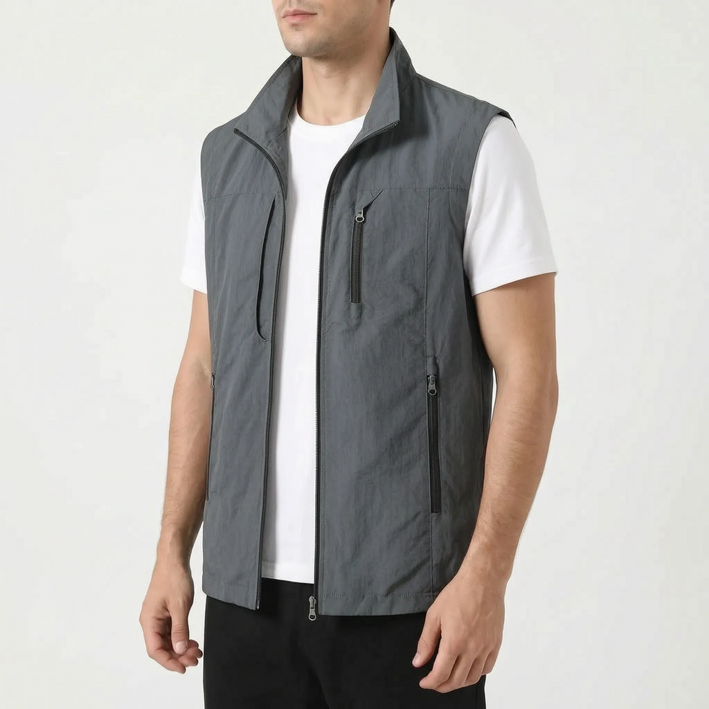 Vestify  - Lightweight Zip-Front Utility Gilet Everyday Casual Layering