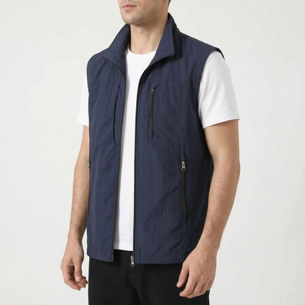 Vestify  - Lightweight Zip-Front Utility Gilet Everyday Casual Layering