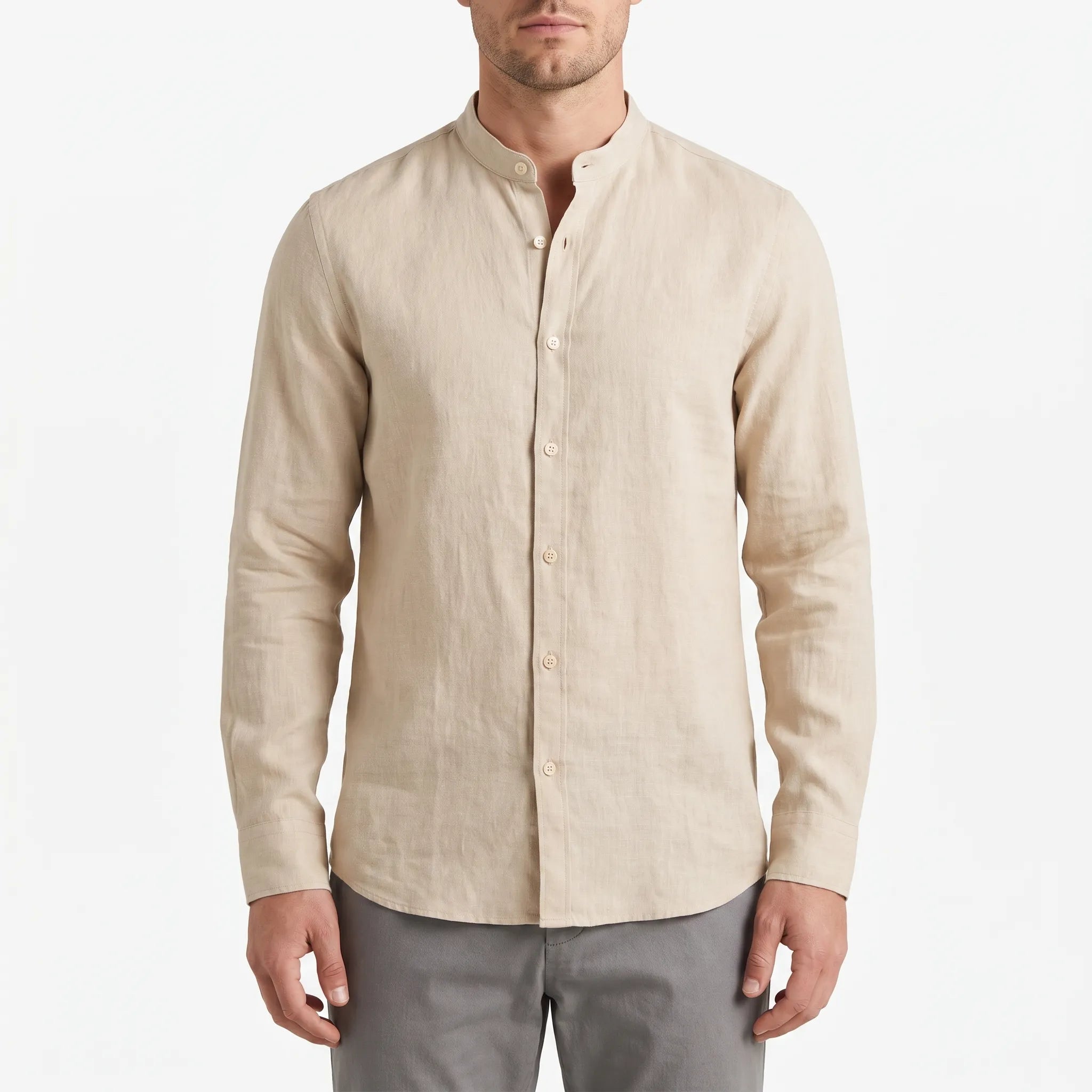 Vevante  - Long Sleeve Lightweight Summer Shirt Summer Evening Wear