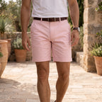 Vexley  - Tailored Above-Knee Men's Chino Shorts Warm-Weather Styling