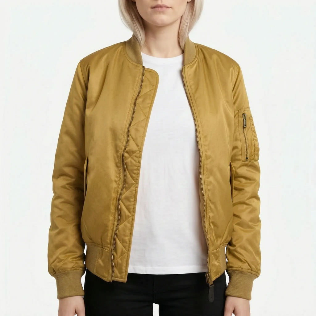 Vianor  - Smooth Zip-Up Bomber Jacket Layering Over T-Shirts
