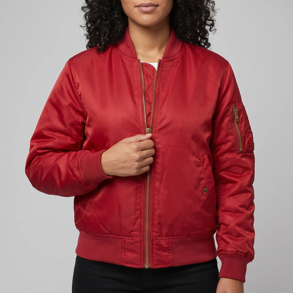 Vianor  - Smooth Zip-Up Bomber Jacket Layering Over T-Shirts