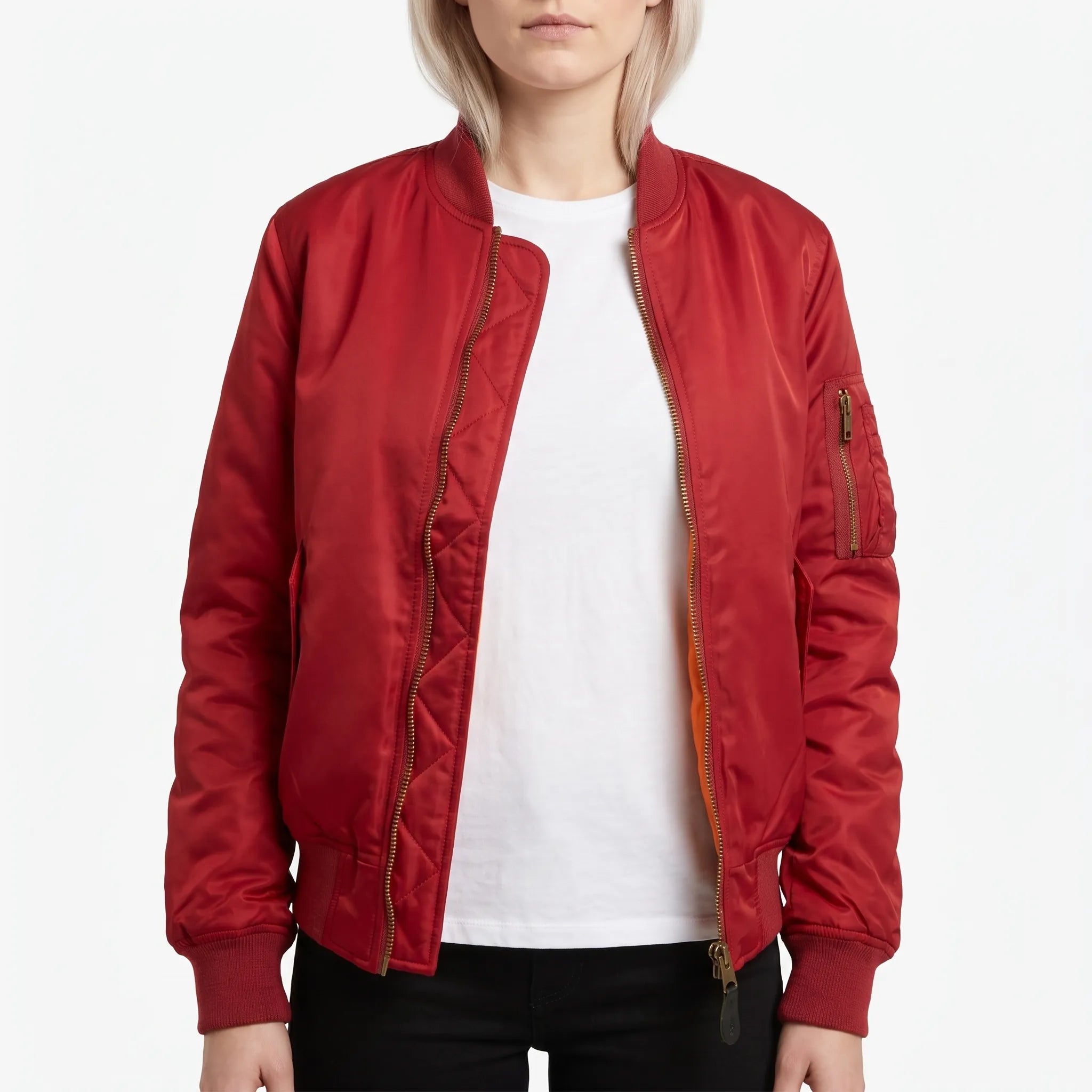 Vianor  - Smooth Zip-Up Bomber Jacket Layering Over T-Shirts