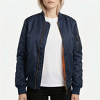 Vianor  - Smooth Zip-Up Bomber Jacket Layering Over T-Shirts