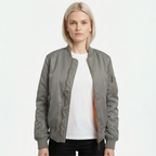 Vianor  - Smooth Zip-Up Bomber Jacket Layering Over T-Shirts