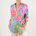 Vibrantia  - Vibrant Floral Boho Blouse Casual Daytime Wear