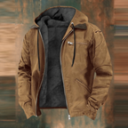 Men's mid-length vintage jacket