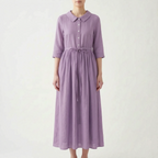 Vistina  - Collared Ladies Summer Maxi Dress Casual Daytime Wear