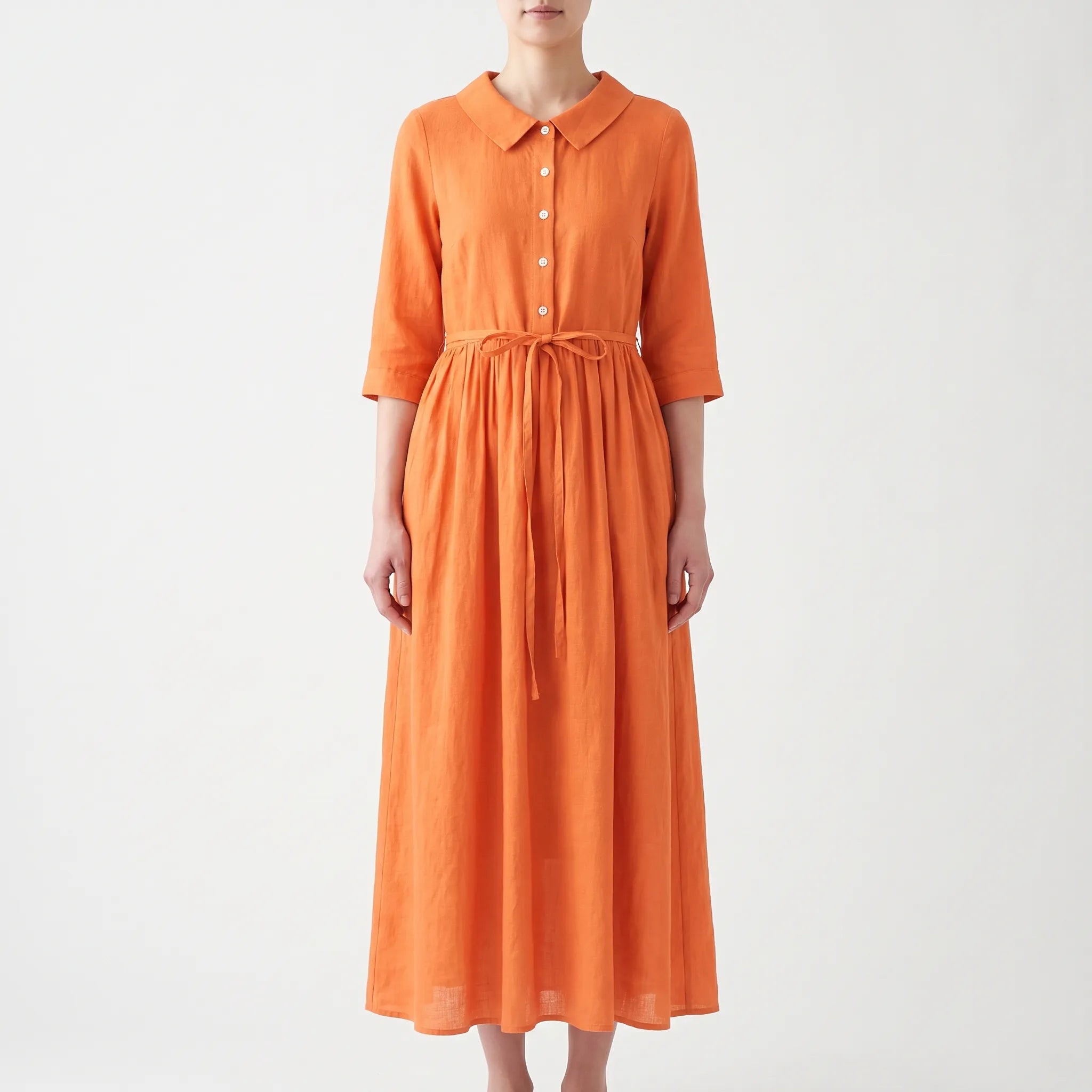Vistina  - Collared Ladies Summer Maxi Dress Casual Daytime Wear