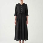 Vistina  - Collared Ladies Summer Maxi Dress Casual Daytime Wear