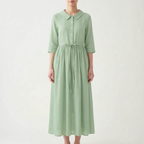 Vistina  - Collared Ladies Summer Maxi Dress Casual Daytime Wear