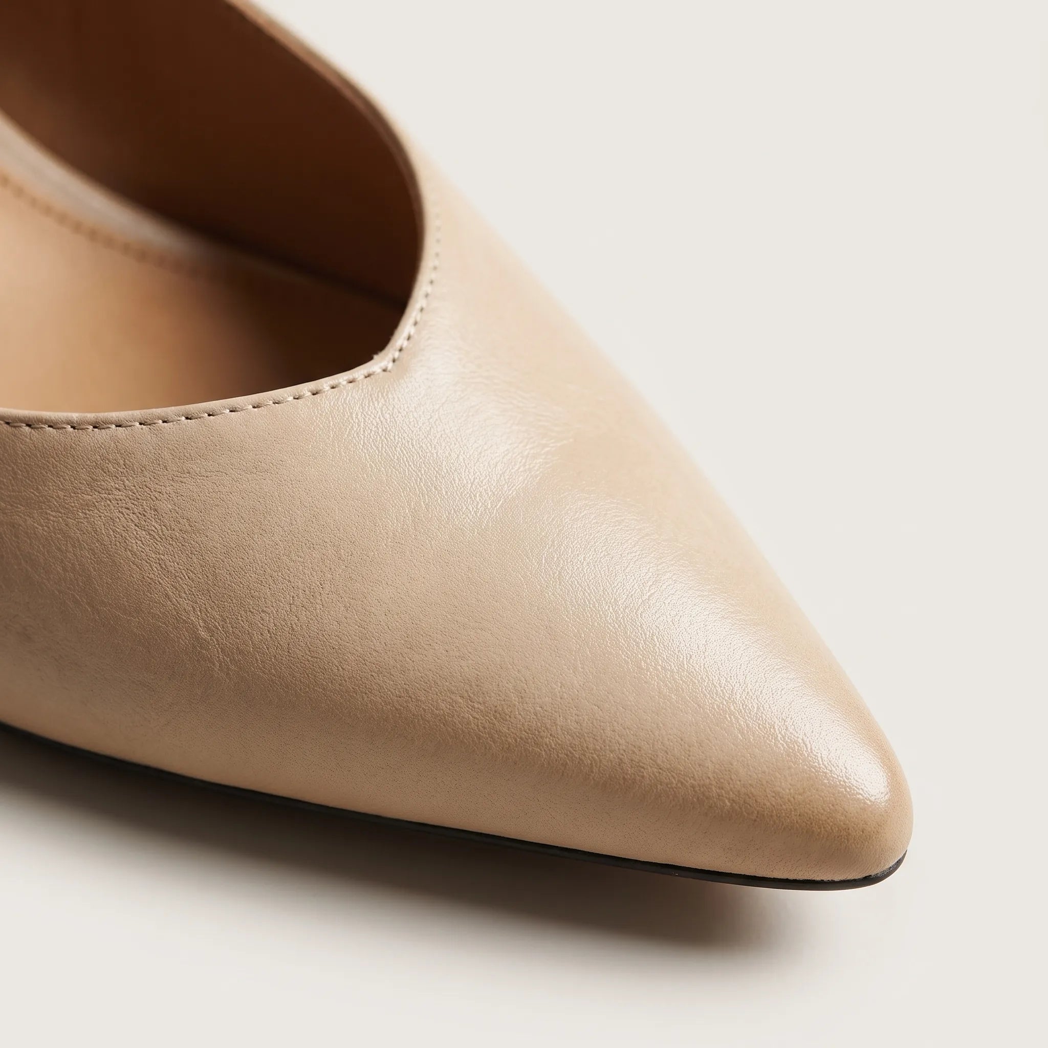 Vittara  - Pointed Toe Flat Mules Office Wear