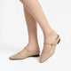 Vittara  - Pointed Toe Flat Mules Office Wear