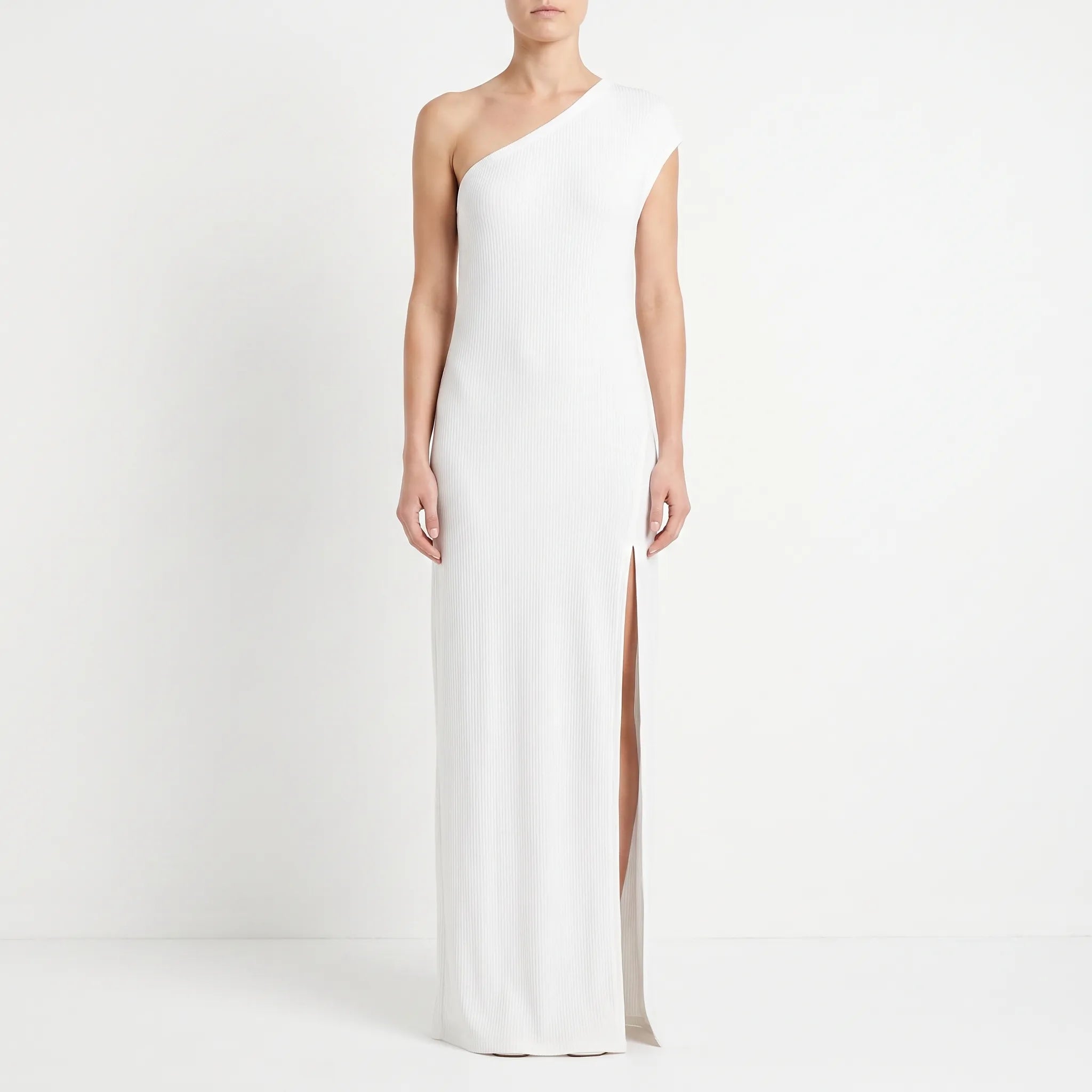 Vittoria  - One-Shoulder Long Sleeve Maxi Dress Summer Evenings