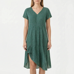 Vivellia  - Ladies Floral Short Sleeve Summer Dress Summer Garden Parties
