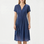Vivellia  - Ladies Floral Short Sleeve Summer Dress Summer Garden Parties