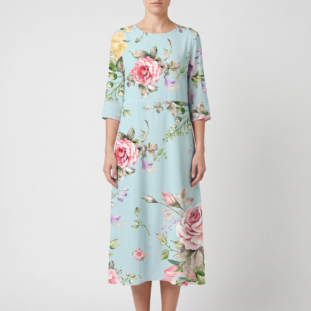 Viventia  - Flowy Summer Dress Summer Holidays