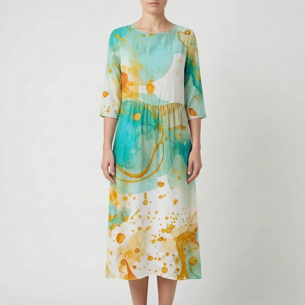 Viventia  - Flowy Summer Dress Summer Holidays