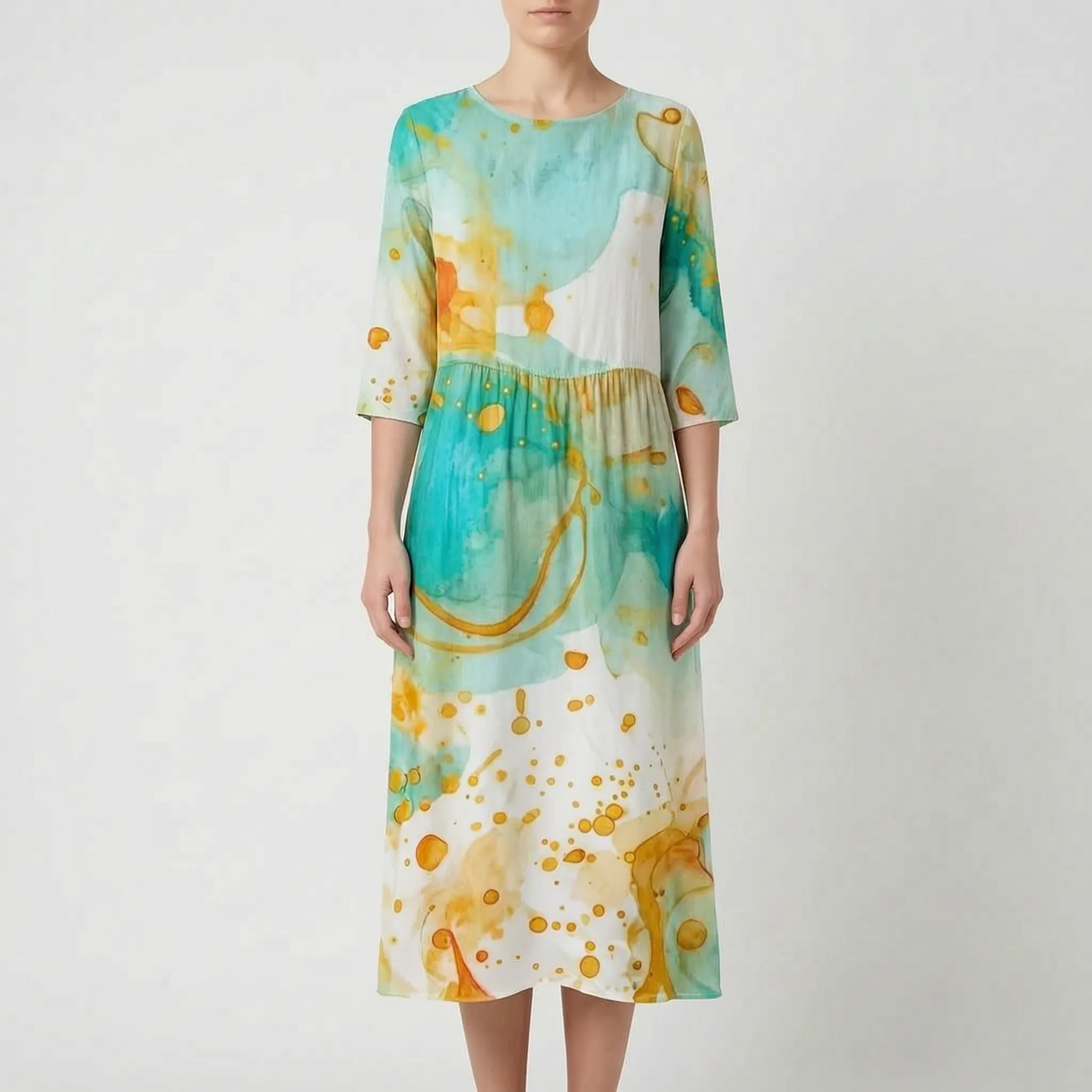 Viventia  - Flowy Summer Dress Summer Holidays