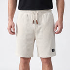 WaffleTide  - Men's Waffle Knit Shorts Casual Daytime Wear