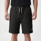 WaffleTide  - Men's Waffle Knit Shorts Casual Daytime Wear