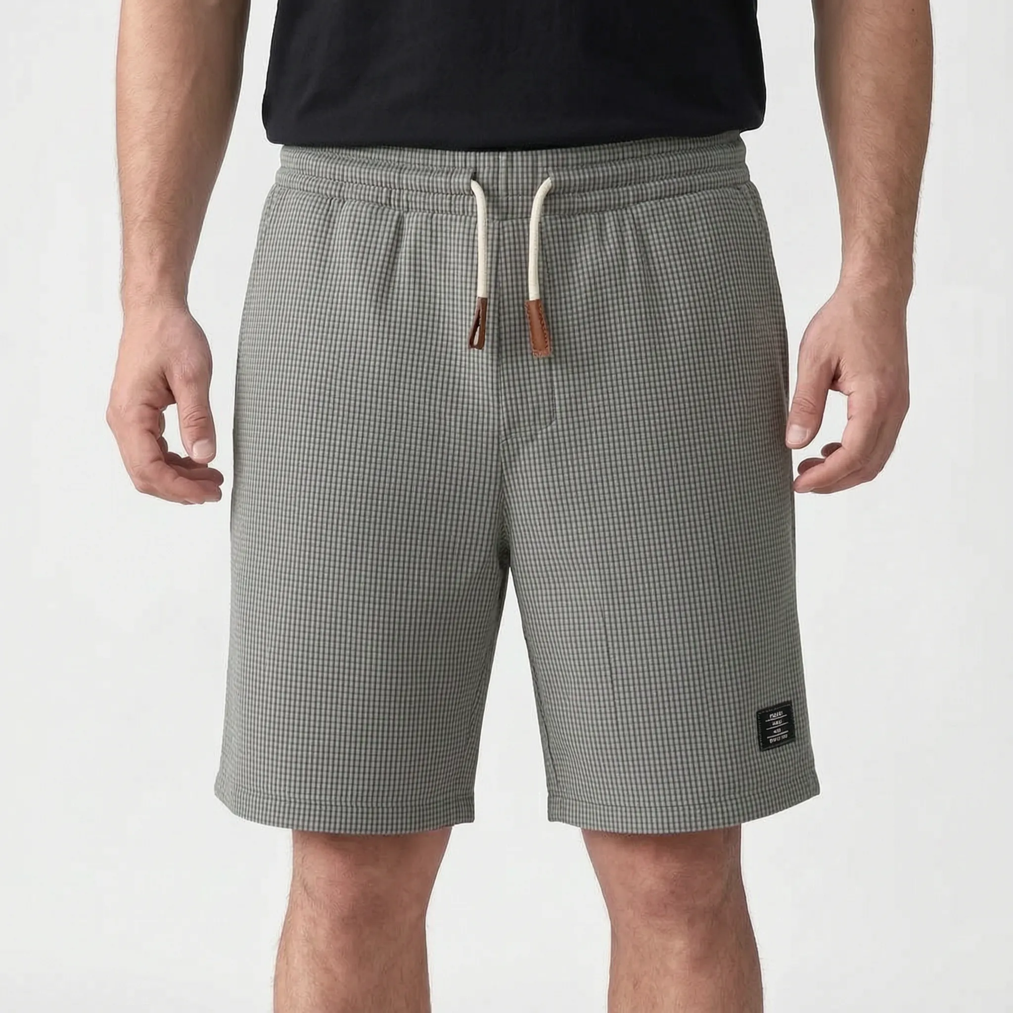 WaffleTide  - Men's Waffle Knit Shorts Casual Daytime Wear