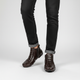 Men's crocodile-effect Chelsea ankle boots with side zips