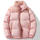 Men's padded jacket with corduroy collar and front pockets