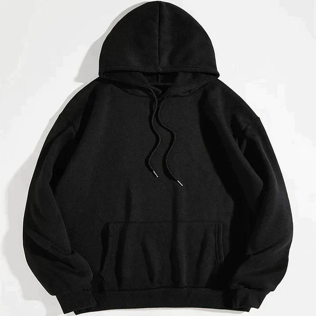 Women's sherpa fleece hoodie with a slogan print on the back