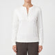 Zanthea  - Textured Cable-Pattern Zip Up Jumper Layering On Cooler Days