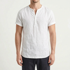 Zefyris  - Casual Long-Sleeved Textured Summer Shirt Warm Weather Wear