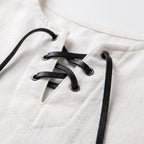 Zefyris  - Casual Long-Sleeved Textured Summer Shirt Warm Weather Wear
