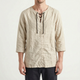 Zefyris  - Casual Long-Sleeved Textured Summer Shirt Warm Weather Wear