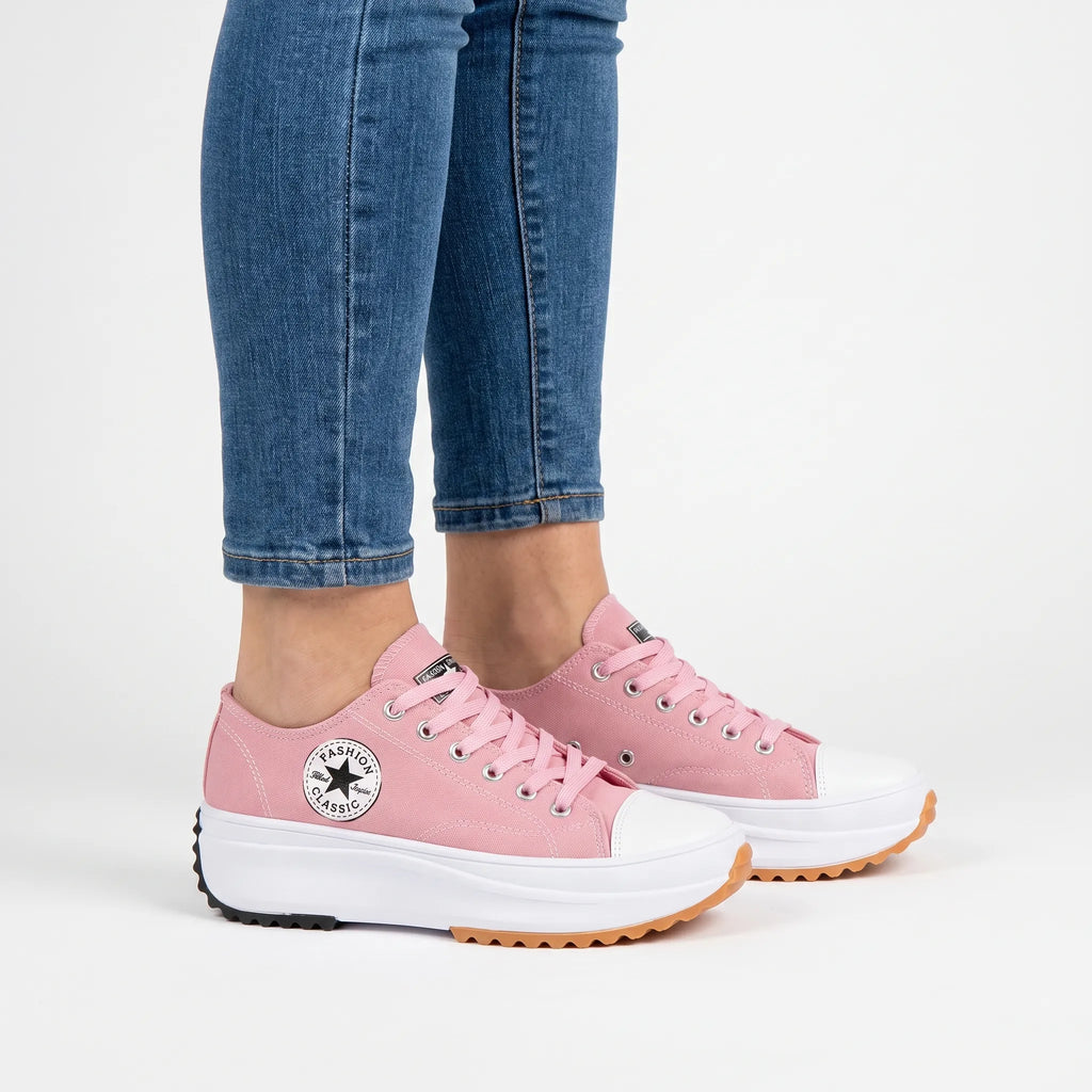 Zennix  - Casual Chunky White Trainers Daily Walking