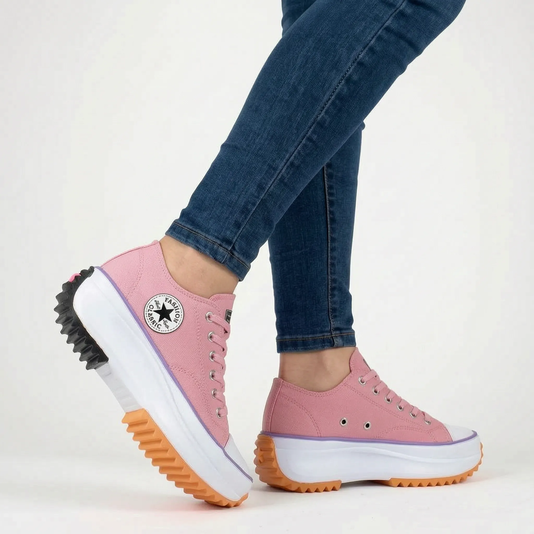Zennix  - Casual Chunky White Trainers Daily Walking