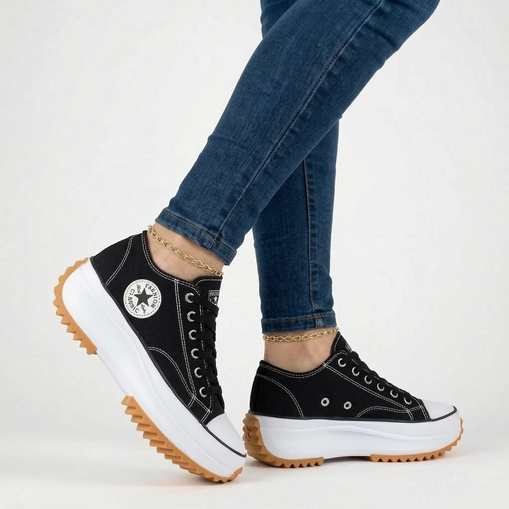 Zennix  - Casual Chunky White Trainers Daily Walking