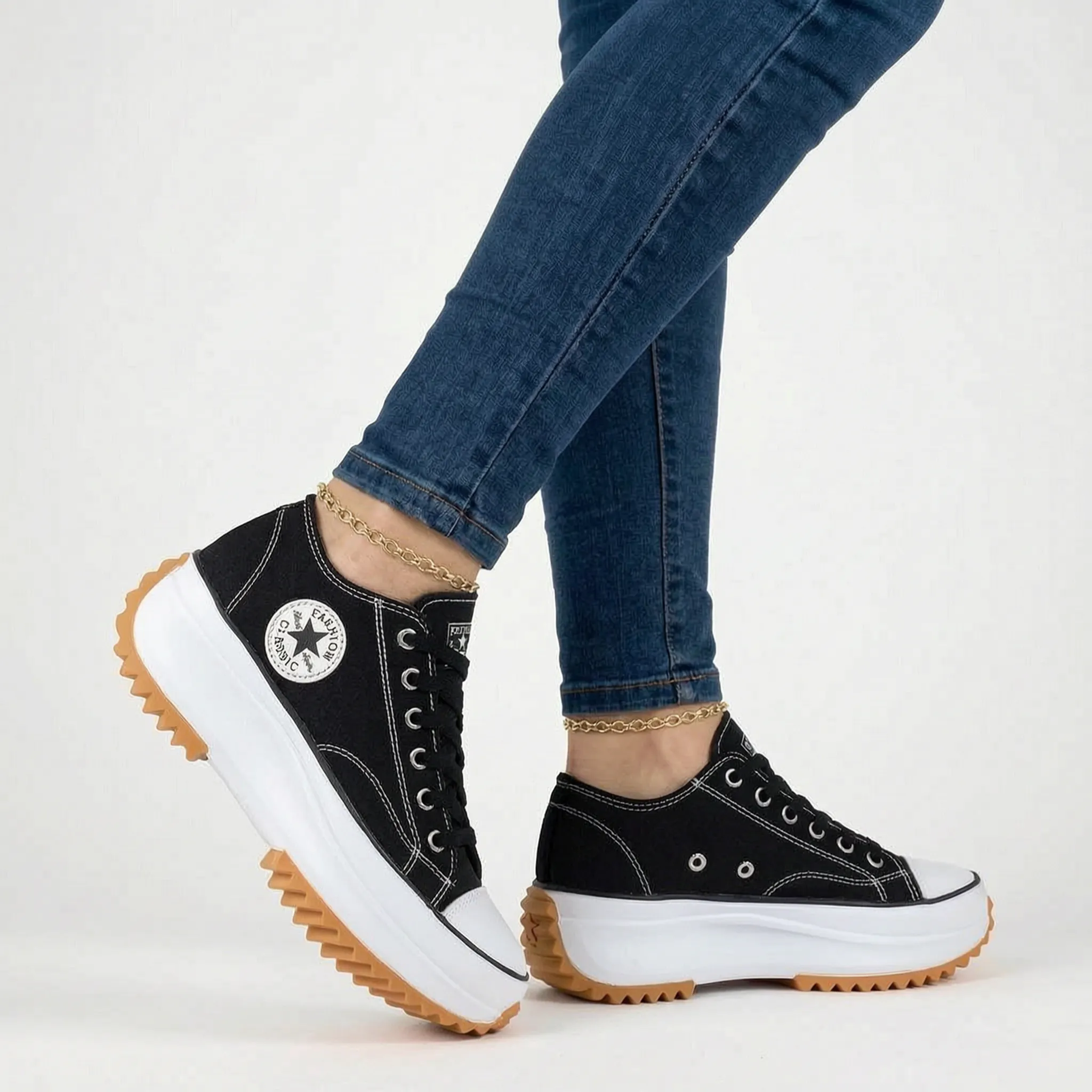 Zennix  - Casual Chunky White Trainers Daily Walking