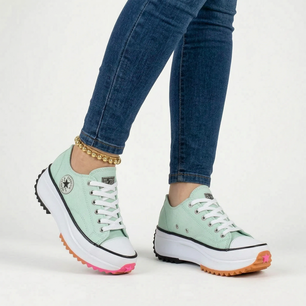Zennix  - Casual Chunky White Trainers Daily Walking