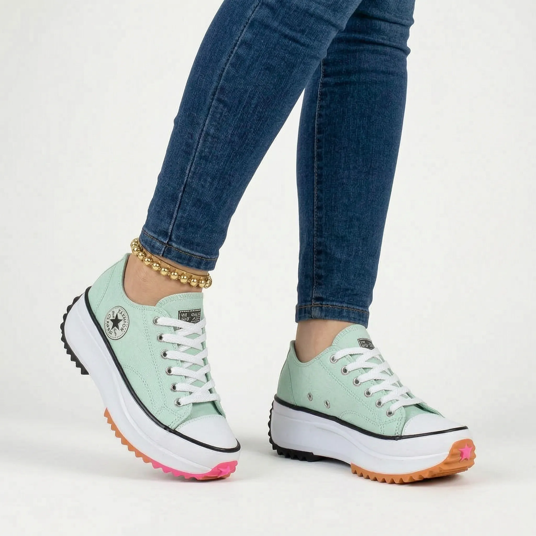 Zennix  - Casual Chunky White Trainers Daily Walking