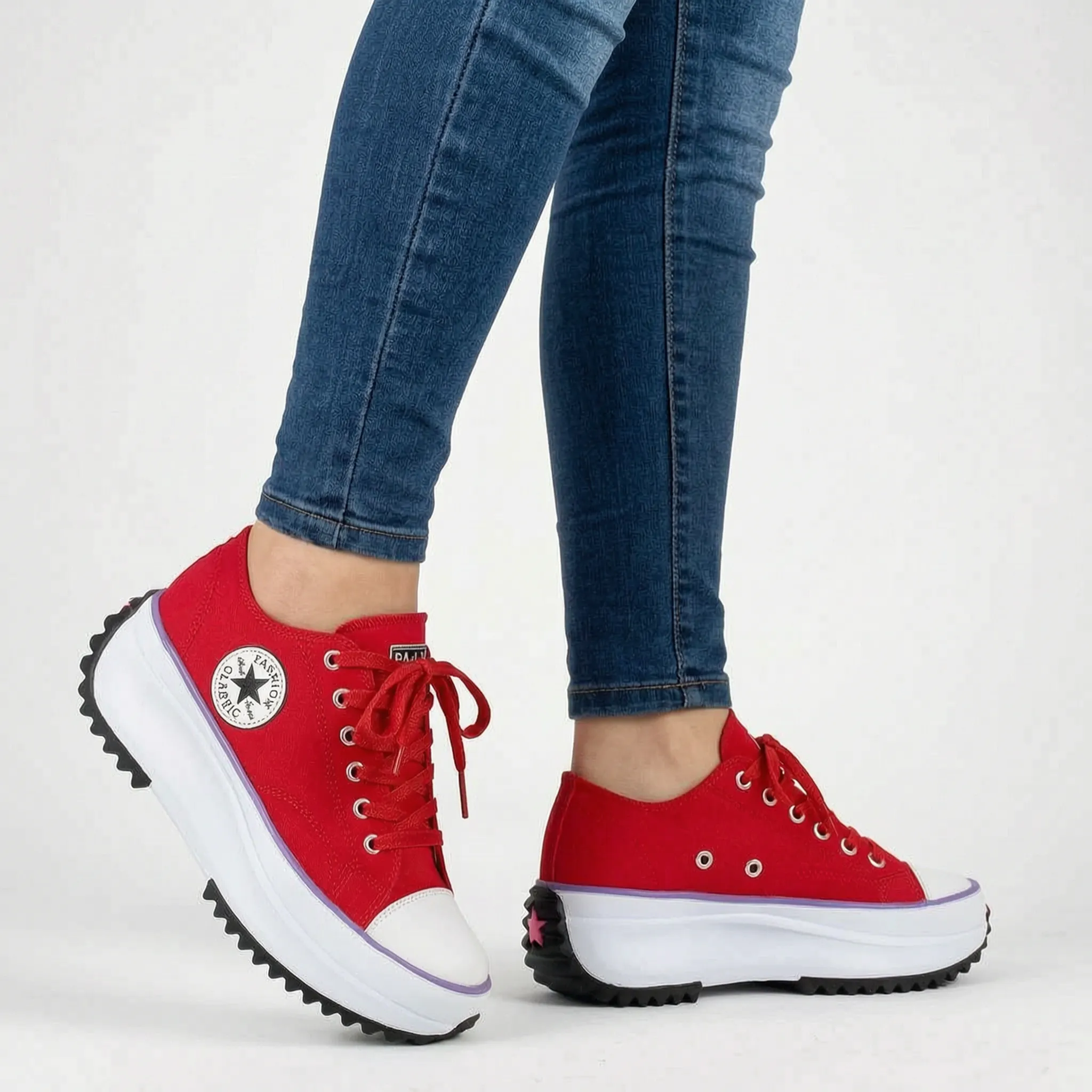 Zennix  - Casual Chunky White Trainers Daily Walking