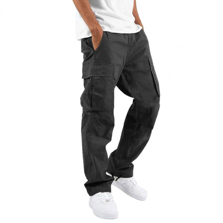 Men's Wide Leg Cargo Trousers