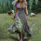 Women's floral maxi dress